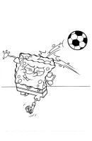 SpongeBob SquarePants kleurplaat 19